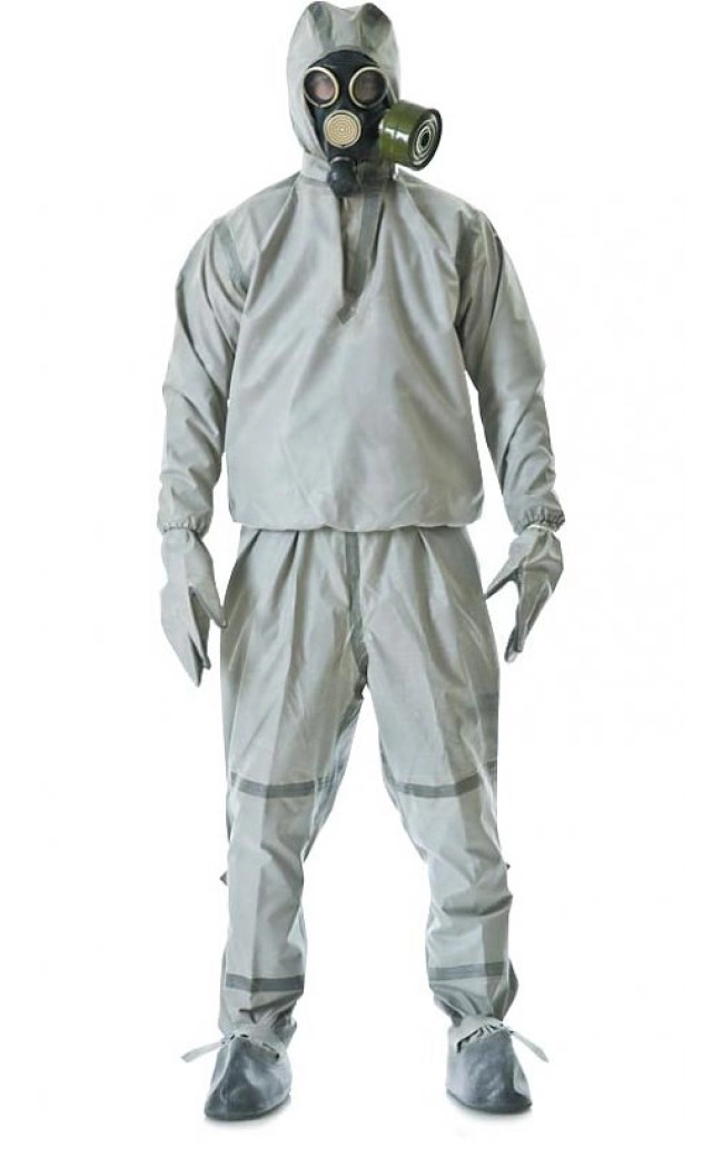 Костюм химзащитный "Л-1": куртка, п/к, перчатки, галоши, ткань Т-15, 500 г/м2