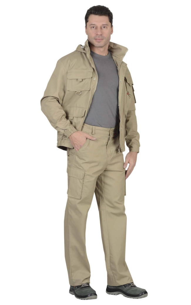Костюм "Сириус-БАЙКАЛ", куртка и брюки, 65% п/э, 35% х/б, 240 г/м2