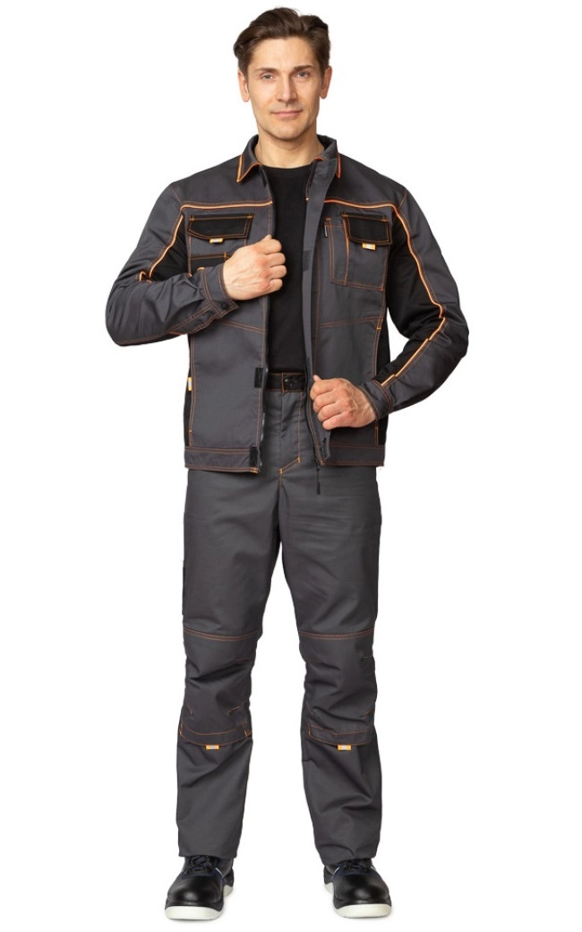 Костюм "Бренд 1 2020", куртка и брюки, 65% п/э, 35% х/б, 240 г/м2